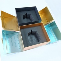 Boîte cadeau personnalisée haut de gamme avec impression UV, fermeture à double porte, pour emballage de cosmétiques, théière, bouteille de vin