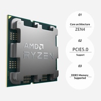 Processeur de bureau AMD Ryzen 7 7800X3D Series Bare Die CPU 8 cœurs 16 threads compatible AM5 avec X670