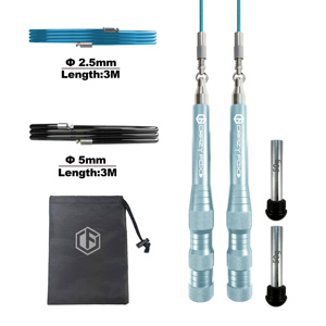 Nueva <span class=keywords><strong>Cuerda</strong></span> <span class=keywords><strong>para</strong></span> Saltar de Alta Velocidad de Aluminio con Peso <span class=keywords><strong>para</strong></span> <span class=keywords><strong>CrossFit</strong></span>, Boxeo, MMA y Gimnasio - Product Image 3