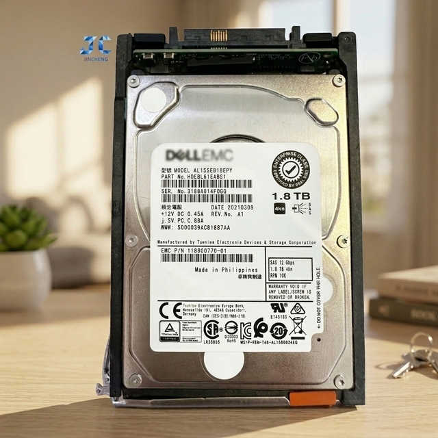 005053143 005053142 1.8TB SAS 2.5 Hard Drive for Unity 300 400 500