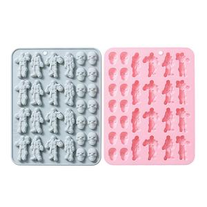 Molde de Silicona de Resina para Pastel de <span class=keywords><strong>Chocolate</strong></span> con Diseño de Calavera, Esqueleto y Muerte para Halloween, Modelo M61681 - Product Image 5