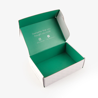 Boîtes faites sur commande d'emballage de carton d'impression couleur avec la petite boîte de papier de paquet d'expédition de fleur de logo avec la finition mate de stratification de pp