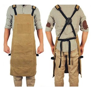 Muestra Gratuita de Delantal de Lona Encerada para Trabajadores, Ingenieros y Carpinteros, con Función Impermeable, Suave y Ventilado, Ideal para Cocina - Product Image 6
