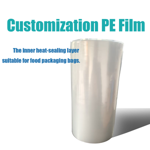 <span class=keywords><strong>Film</strong></span> plastique PE thermoscellable en gros pour emballage alimentaire, épaisseur 17-120 microns, rouleau jumbo personnalisé 400-1600 mm - Product Image 1