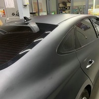CARLISE Matériau PPF noir mat auto-adhésif anti-UV anti-rayures en TPU à changement de couleur de carrosserie