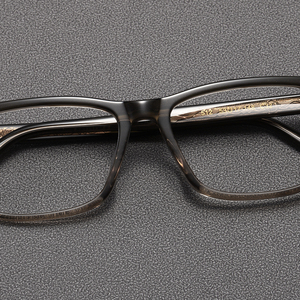 Rectangle Full Rim <b>Eyeglasses</b> Solid Black <b>Frame</b> Anti-Uv Unisex Adults Vision Correction <b>Frames</b> - Product Image 3