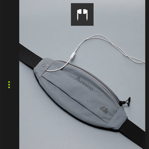Sac de taille en nylon réfléchissant d'usine, étanche, porte-téléphone portable, sport de plein air, course à pied, petite ceinture de taille, sacs de jogging - Product Image 5