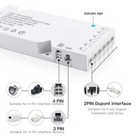 Alimentation à découpage pour bande LED de placard 12V/24V 100W, entrée AC110-250V, rendement 0.8, 50/60Hz