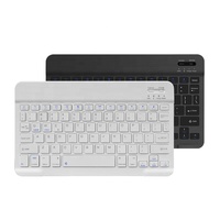 Keyboard Mini lampu latar RGB, papan ketik nirkabel untuk Tablet dapat diisi ulang untuk IPad Tablet Laptop PC