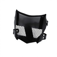 Plaque d'immatriculation ventilée noire brillante style moto Light Bee X pour accessoires de moto électrique Surron