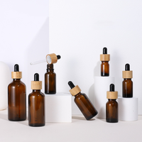 Botol Kaca Penitis Minyak Cokelat Kosong, Isi Ulang 5Ml 10Ml 15Ml 20Ml 30Ml 50Ml 100Ml