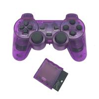Controlador de Joystick Inalámbrico Transparente de 2.4Ghz para Ps2 y PC BT 2.4Ghz Inalámbrico Varios Colores Disponibles
