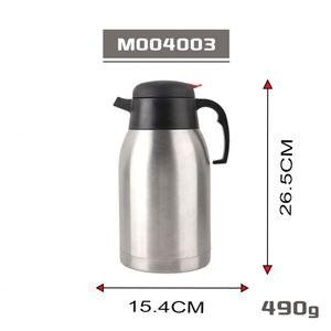 Carafe à café isotherme en acier inoxydable durable de grande capacité – Idéale pour la maison, le bureau, les cafés et les réunions de famille - Product Image 6