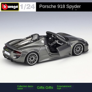 Hot Bán 1:24 P Orsche 918 Siêu Xe 718 Gt3 Kim Loại Mô Phỏng Die Cast Xe Hợp Kim Xe Mô Hình Quà Tặng Sưu Tập - Product Image 3