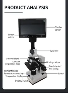 Dispositivo per microscopio biologico animale analizzatore di spermatozoi veterinari