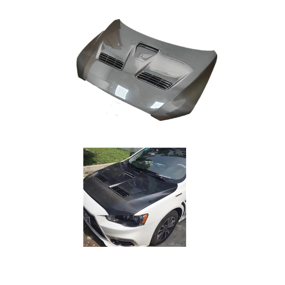 Upgrade Your Mitsubishi EVO X Hood Vents with Carbon Fiber