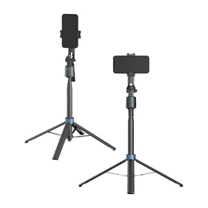 BEST SELLER BT Remote Q13 Selfie Stick con soporte de trípode extensible y luz de relleno de seguimiento AI <span class=keywords><strong>para</strong></span> Teléfono <span class=keywords><strong>Celular</strong></span> <span class=keywords><strong>para</strong></span> iPhone - Product Image 1