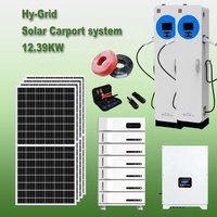 Système solaire hybride pour carport domestique de 24,78 kW
