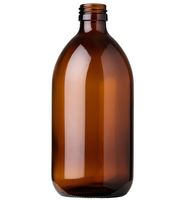 Gros 30ml 60ml 100ml 125ml 150ml 200ml 250ml 300ml 500ml Ambre bouteille en verre bouteille de sirop DIN28mm