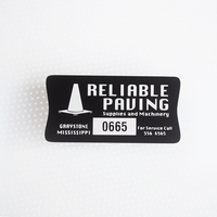 Etiqueta de número de serie grabado con láser de aluminio, Impresión de código QR, etiqueta de placa de metal para muebles/maquinaria