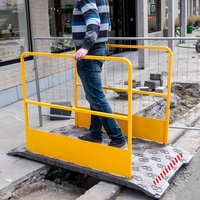 Passerelle en plastique, pont piétonnier, pont pour chantier, couverture de tranchée, plaque de route, trottoir, passerelle pour fauteuil roulant
