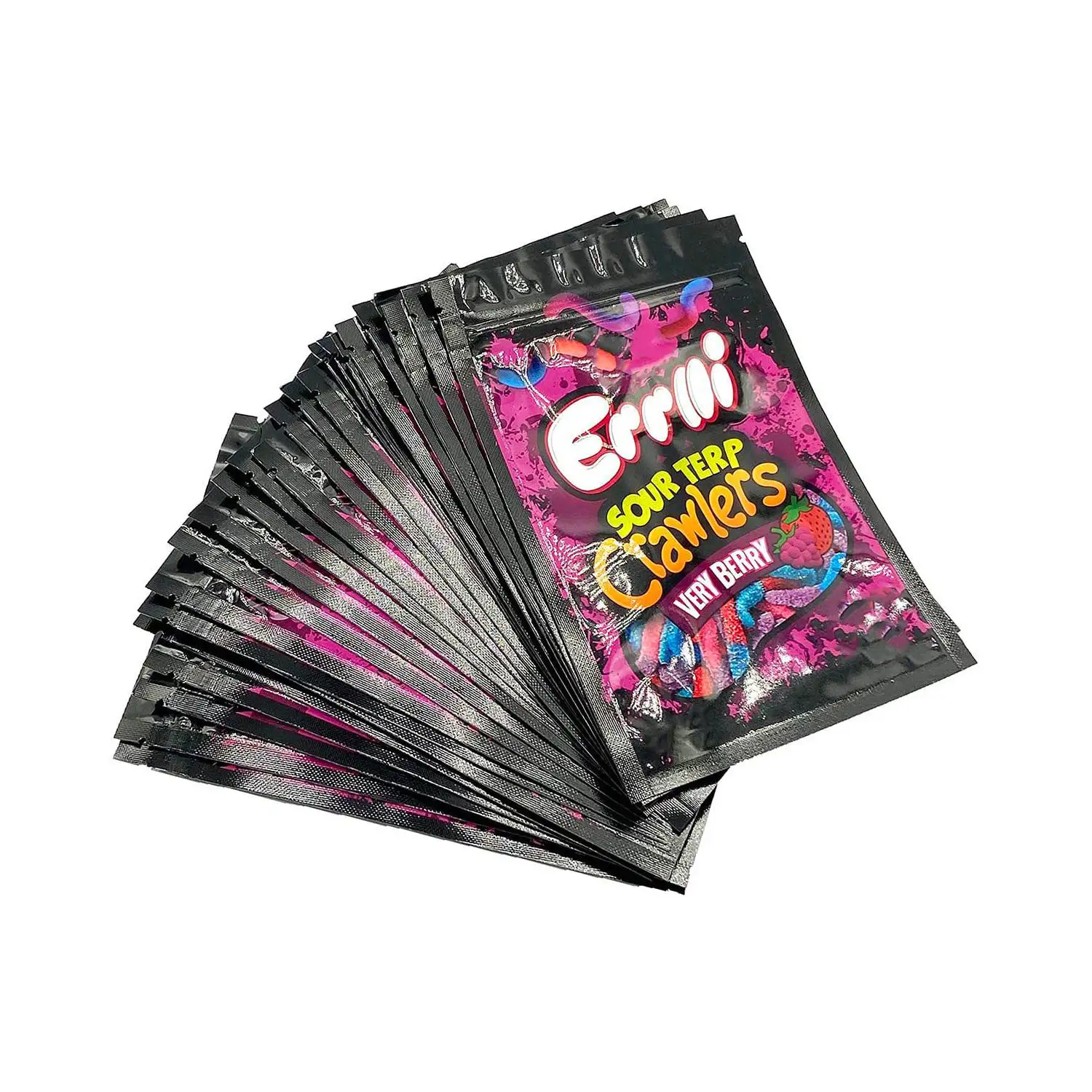 Pop Rocks Candy Mylar-Tasche Aluminiumfolie niedlicher speziell geformter Snack-Verpackungsbeutel