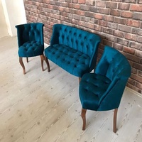 Juego de sofá de té Chester para exteriores de grado superior para el hogar, Villa, Parque escolar, baño, sala de estar duraderos para muebles de madera, uso al aire libre