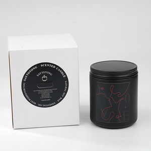 Velas Aromáticas de Cera de Soya con Aroma a Calabaza Especiada para Otoño, en Frascos de Vidrio, Aromaterapia para el Hogar, No Tóxicas, para Pascua, Diwali, Ramadán - Product Image 3