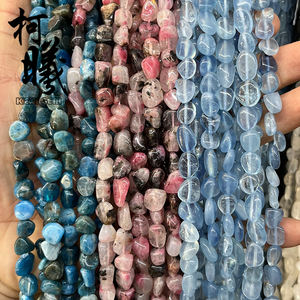 Venta al por Mayor <span class=keywords><strong>de</strong></span> Cuentas <span class=keywords><strong>de</strong></span> Piedras Preciosas Irregulares <span class=keywords><strong>de</strong></span> 8-10mm, Cuentas Sueltas <span class=keywords><strong>de</strong></span> Guijarro en Bruto <span class=keywords><strong>de</strong></span> Amatista, Ágata y Piedra Lunar Natural - Product Image 5