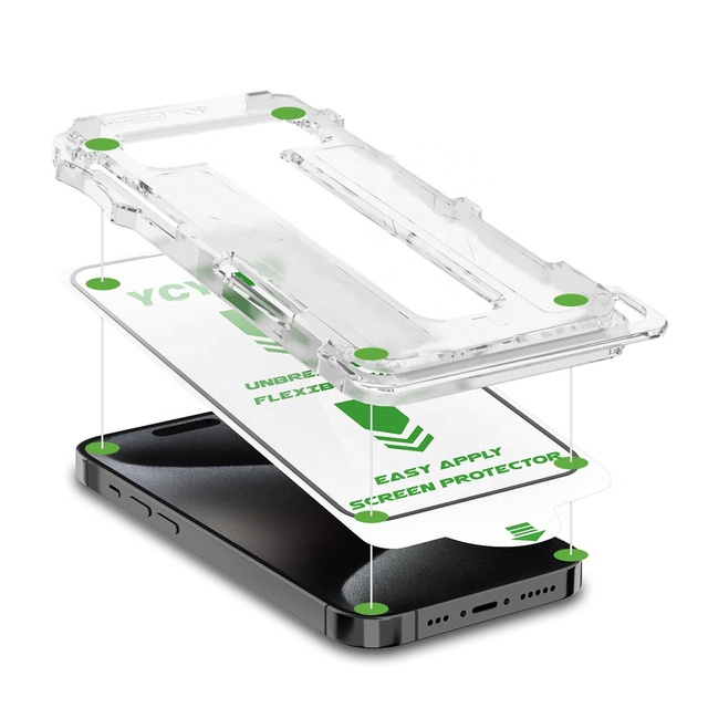Private Label Unbreakable Hybrid Glass Flexible Screen Protector for Samsung S24 S24+ S24U S25 S25+ S25 Ultra