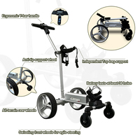 Nouveau Chariot de Golf Électrique Tout-Terrain 2026 avec Batterie au Lithium 36 Trous et Télécommande, Chariot de Golf Pliant Portable