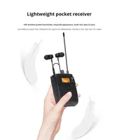 Système de monitoring intra-auriculaire individuel BHA IEM2050 sans fil UHF pour scène, moniteur de groupe, usine avec 12 ans d'expérience OEM ODM CE FCC