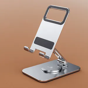 Boneruy Christmas Promotional Gift Mini Adjustable Foldable Portable Metal Aluminum Alloy Mobile Phone Holders