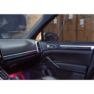 Precision LED <b>Car</b> Ambient Lighting Symphony Acrylic Fiber Optic Strip for Porsche Cayenne 2010-2017 Interior Upgrade - Product Image 3
