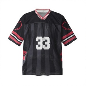 เสื้อบาสเก็ตบอลแขนกุดลายทางสไตล์อเมริกันวินเทจปี 2026 ผ้าโพลีเอสเตอร์ทรงหลวม คอวี เสื้อกีฬาสำหรับผู้ชาย - Product Image 3