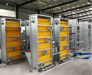 Fully automatic laying chicken breeding and egg collection system H-type battery layer chicken cage