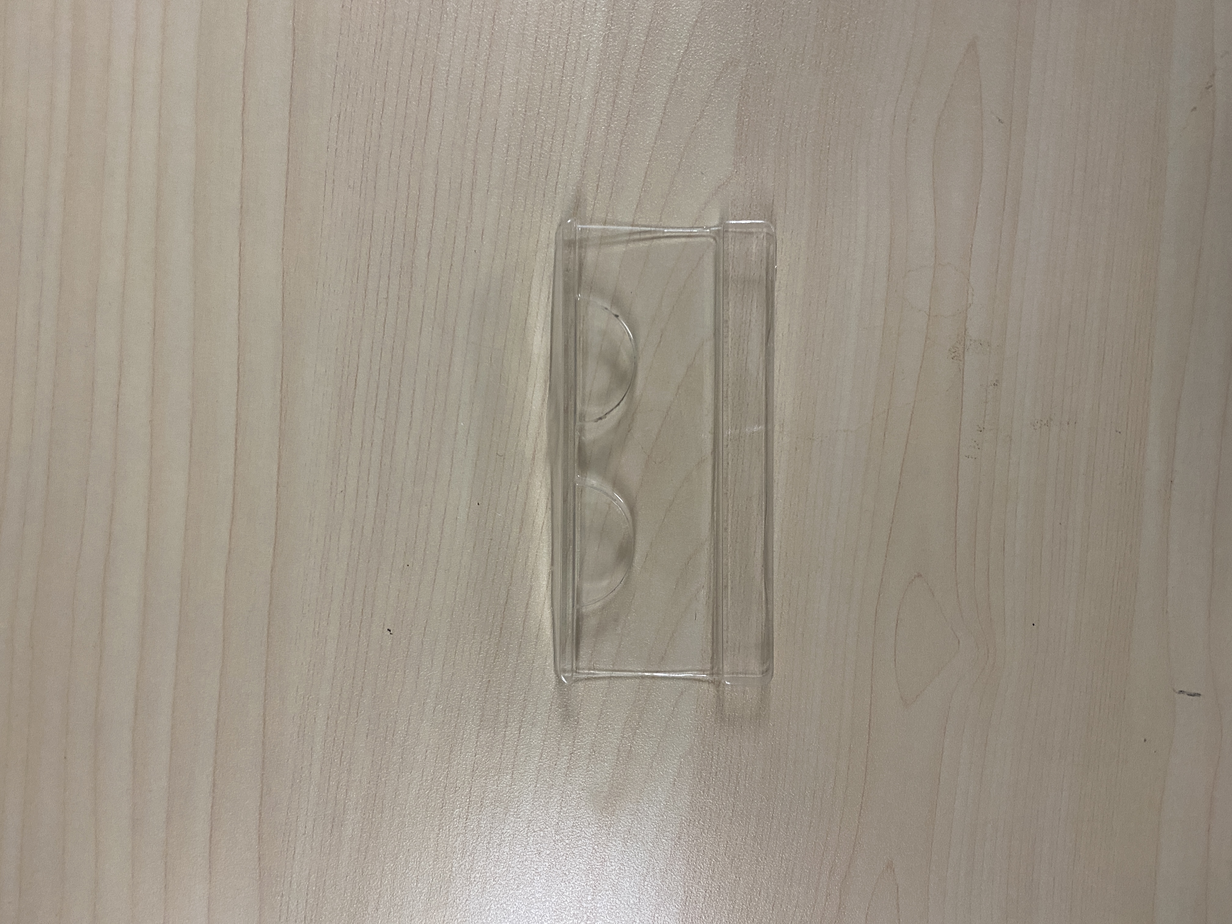 Transparent tray