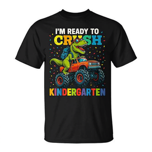 T-shirt Dinosaure « I'm Ready To Crush » pour garçons, pour la rentrée scolaire - Product Image 2
