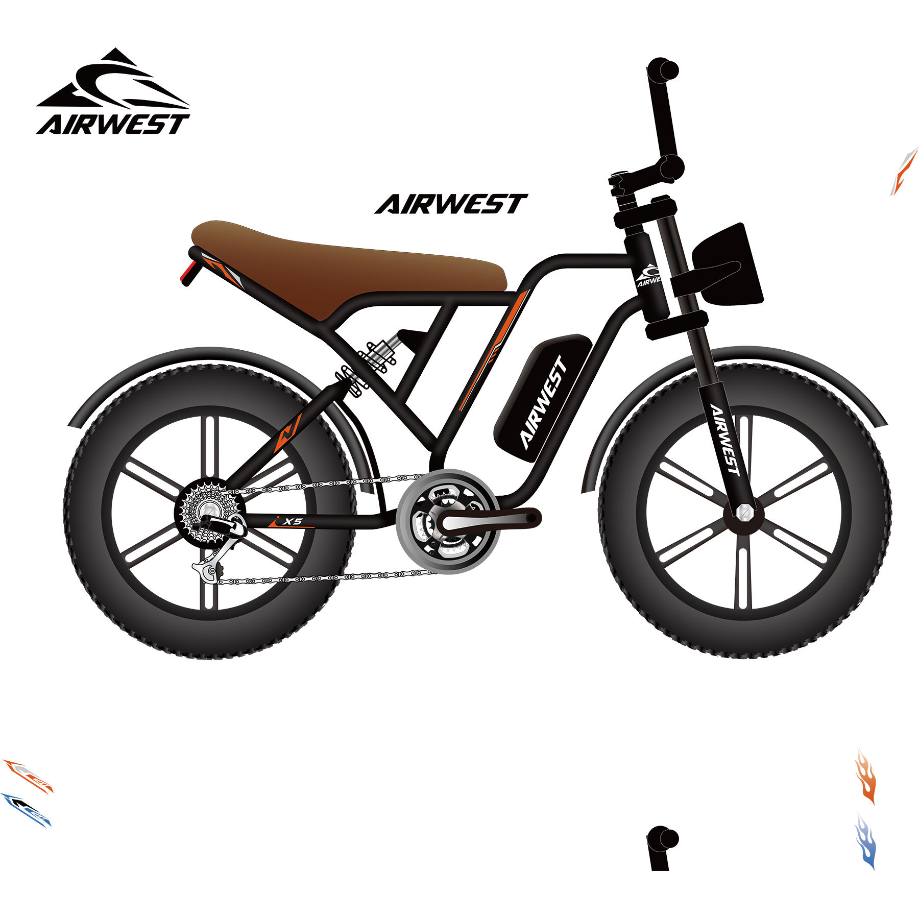 แอร์เวสต์ สีดำ