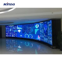 Pantalla LED COB de Alta Resolución Ultra HD Micro 4K 8K, Pantalla LED de Paso Fino P0.9 P1.25, Pantalla LED para Interiores de Salas de Conferencias sin Costuras