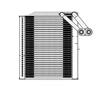 Evaporador automático del aire acondicionado del coche para <span class=keywords><strong>HYUNDAI</strong></span> I10 2013-/GRAND I10 2013-2017 OEM 97139-B9000 - Product Image 1