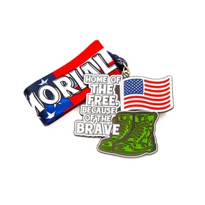 Oneway Medal Manufacturer Cheap Wholesale 3D Metal Award Marathon Running Usa Honor Sports Medal Custom Trophies and Medals - Product Image 3