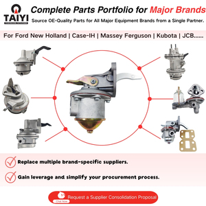 Brandstofpomp voor JCB Nuffield Leyland Marshall, type 25066393, voor tractorlader, verreiker, graafmachine, mechanische brandstoflift, geen OMQ. - Product Image 2
