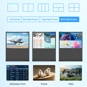 43 49 lớn màn hình rộng Totem publicitario quảng cáo tầng thường vụ kỹ thuật số biển Màn hình hiển thị Battery Powered LCD kỹ thuật số - Product Image 5
