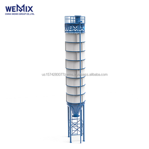 Silo de cemento tipo panel 150 T Silo de cemento de 150 toneladas Tanque de cemento ensamblado Silo de montaje rápido - Product Image 1
