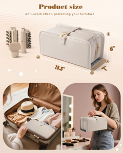 Hair Tools Travel Bag with Heat Resistant <b>Mat</b> Hair Styling Accessories Storage Case - Product Image 2
