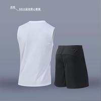 Vente en gros de t-shirts sans manches et shorts de sport unisexes de haute qualité, respirants, anti-bactériens, à séchage rapide, pour le fitness, le football et l'entraînement