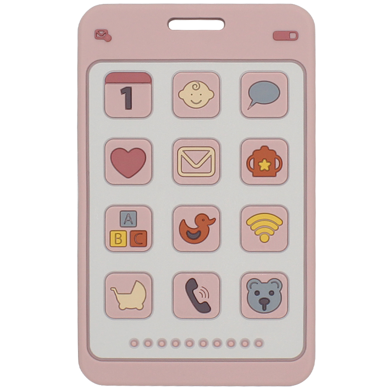 2021 новый дизайн, не содержит Бисфенол А, детский силиконовый Прорезыватель для зубов, игрушки для телефона