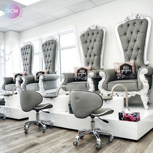 เก้าอี้ทำเล็บมือเล็บเท้าสำหรับสปาเดอลุกซ์ร้านทำจากเงินสุนัขจิ้งจอกญี่ปุ่น - Product Image 6