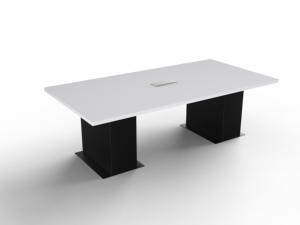 Tavolo da Conferenza Moderno Regolabile ed Estensibile, Arredamento per Ufficio in Metallo, Garanzia 3-5 Anni, Durevole per Soggiorno e Camera da Letto - Product Image 4